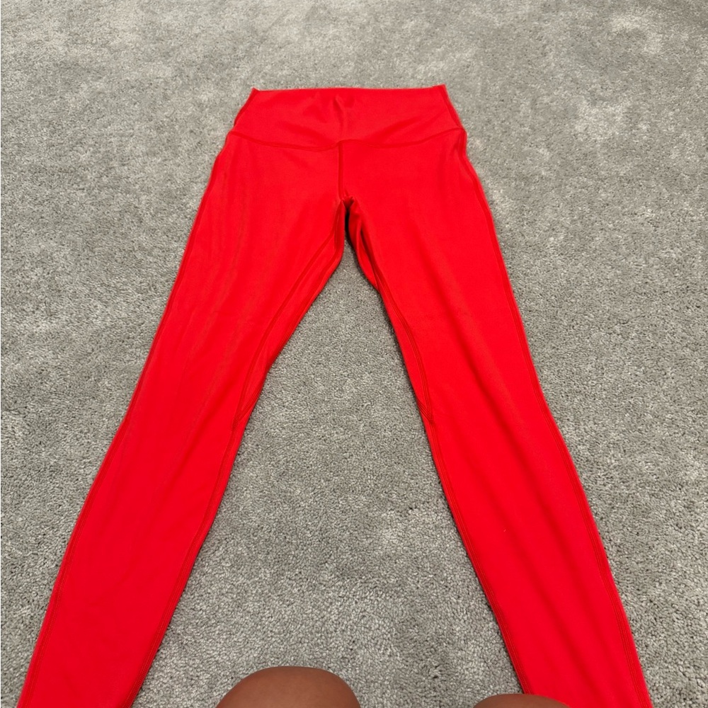 lululemon athletica Kids Red Leggings